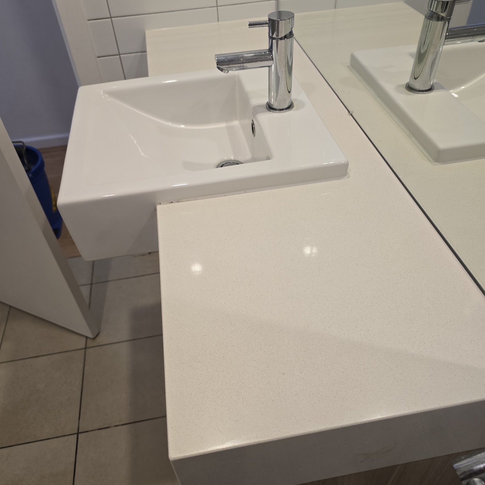 Bathroom sink and counter